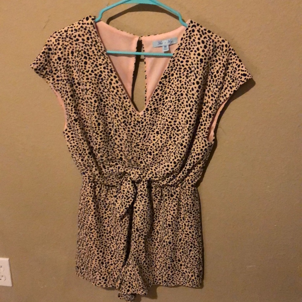 Cheetah Romper